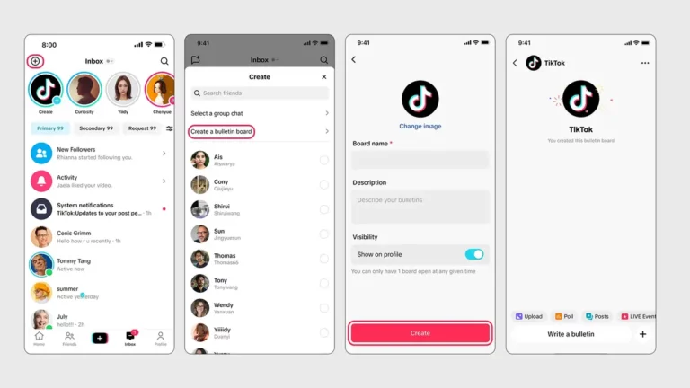 TikTok lance ses canaux de diffusion : découvrez les « bulletin boards »
