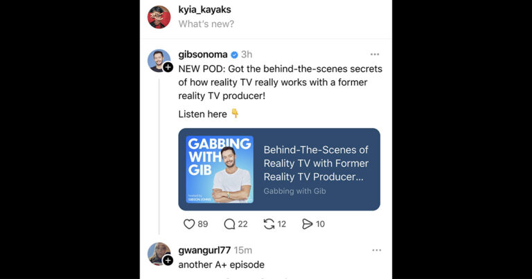 Threads launches a new feature for podcasters
