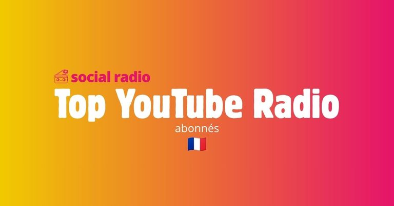Le classement des radios françaises avec le plus d&rsquo;abonnés YouTube en octobre 2026