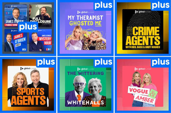 Le groupe Global ajoute six podcasts à son abonnement Plus