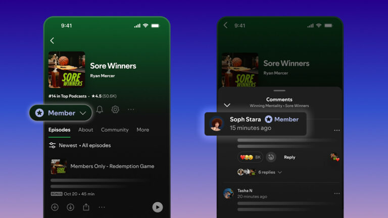 Spotify relance les abonnements payants pour les podcasteurs et veut héberger leurs émissions